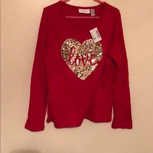 Kids sequin long sleeve